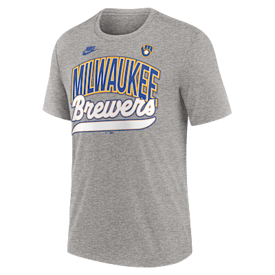 NIKE × MILWAUKEE \"BROGDON 13\" XXL ゲームシャツ Nike Milwaukee Brewers NAVY Brew Crew Short Sleeve T Shirt
